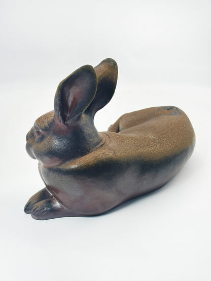 FT278 - Figurine Lapin Bizen-yaki par Norimatsu Shunko 乗松俊行