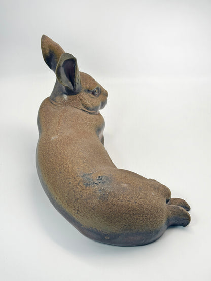 FT278 - Figurine Lapin Bizen-yaki par Norimatsu Shunko 乗松俊行
