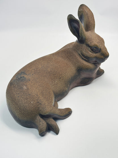FT278 - Figurine Lapin Bizen-yaki par Norimatsu Shunko 乗松俊行