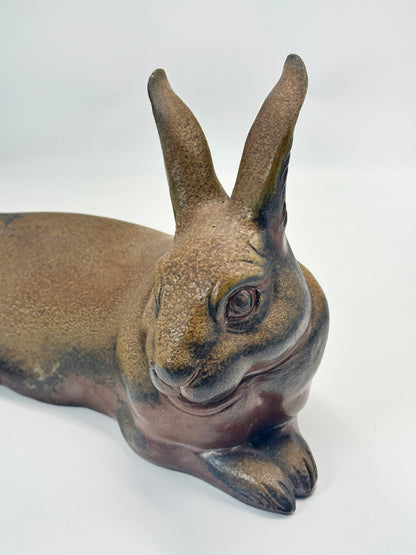 FT278 - Figurine Lapin Bizen-yaki par Norimatsu Shunko 乗松俊行