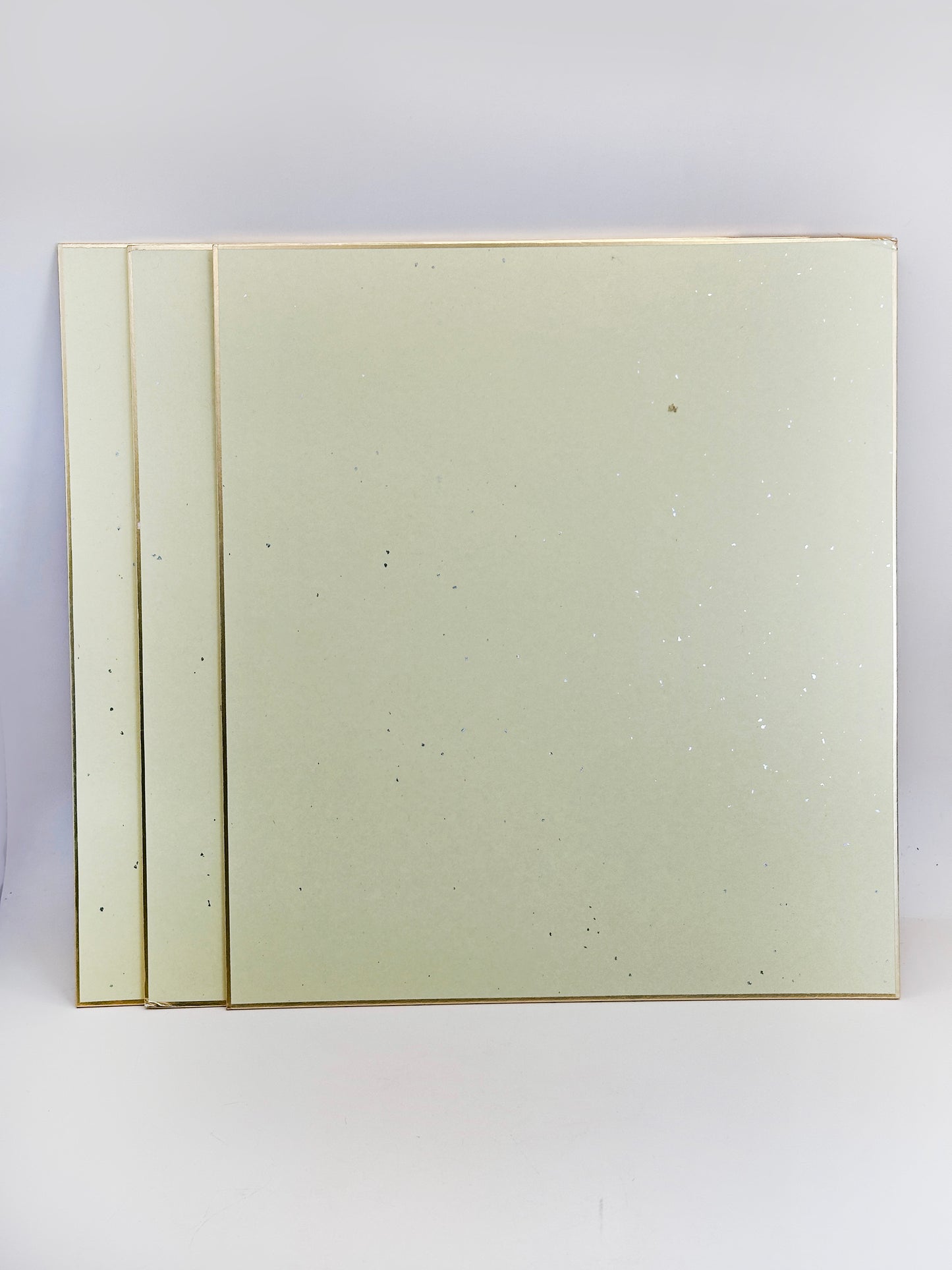 SHP208 - Set of Three Shikishi by 葛谷聖山 (Kuzuya Seizan)