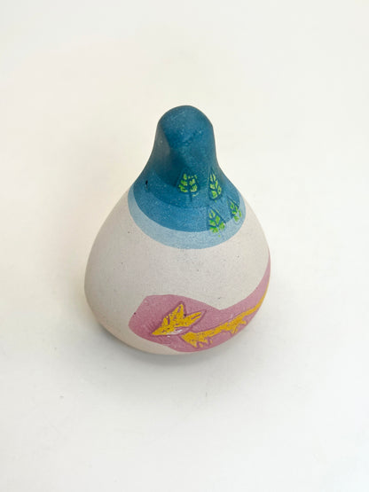 CB130 - Dorei Clay Bell Aubergine and Fox