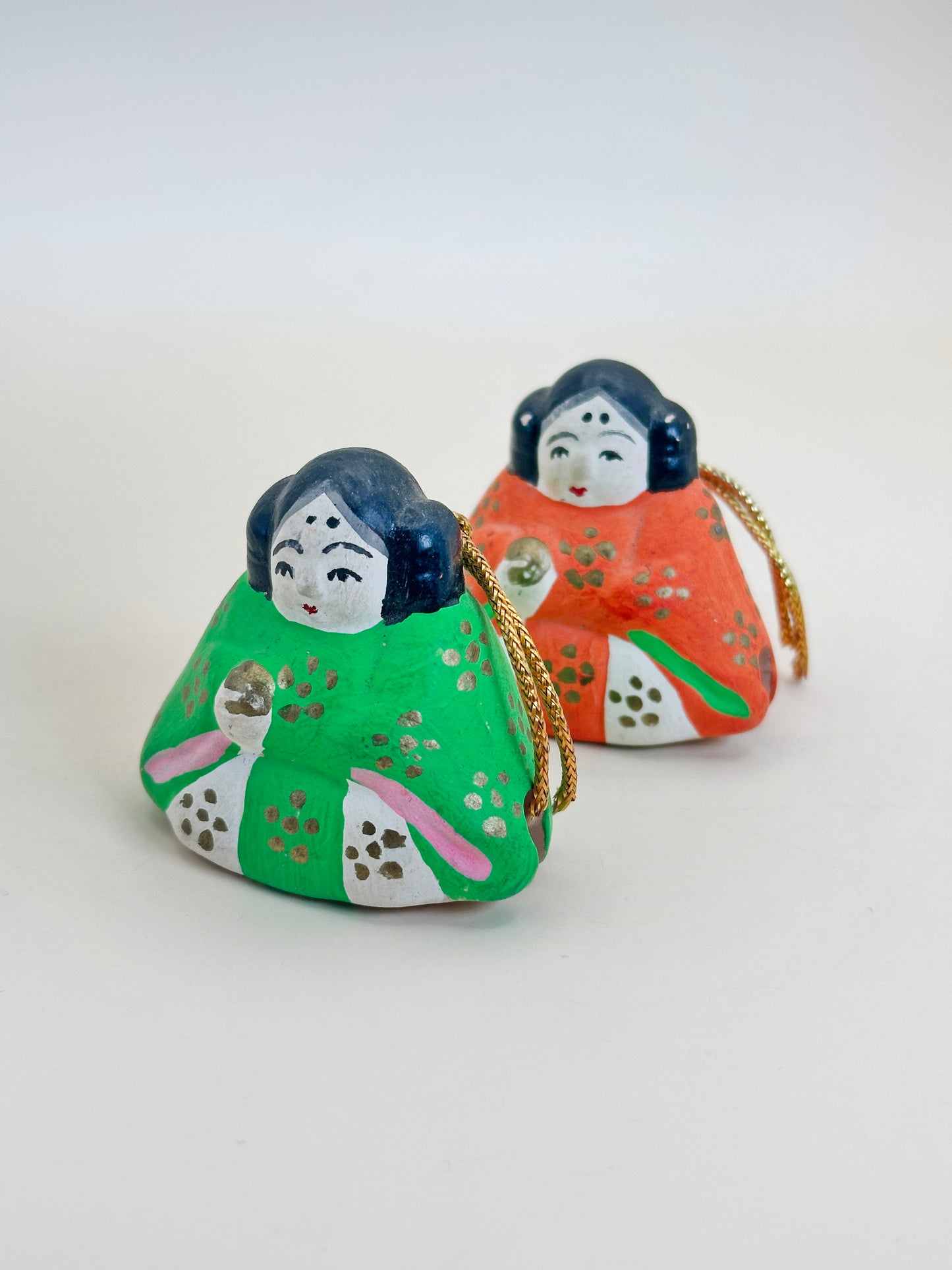 CB126 - Tsuyazaki Dorei Clay Bells – Hina Doll 津屋崎人形
