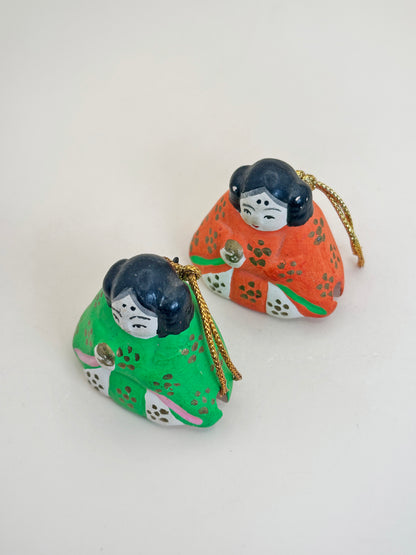 CB126 - Tsuyazaki Dorei Clay Bells – Hina Doll 津屋崎人形