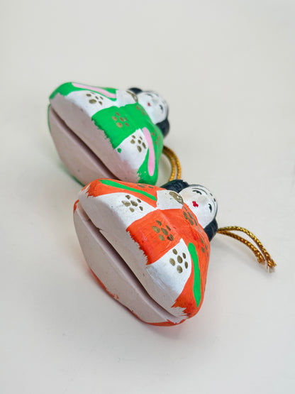CB126 - Tsuyazaki Dorei Clay Bells – Hina Doll 津屋崎人形