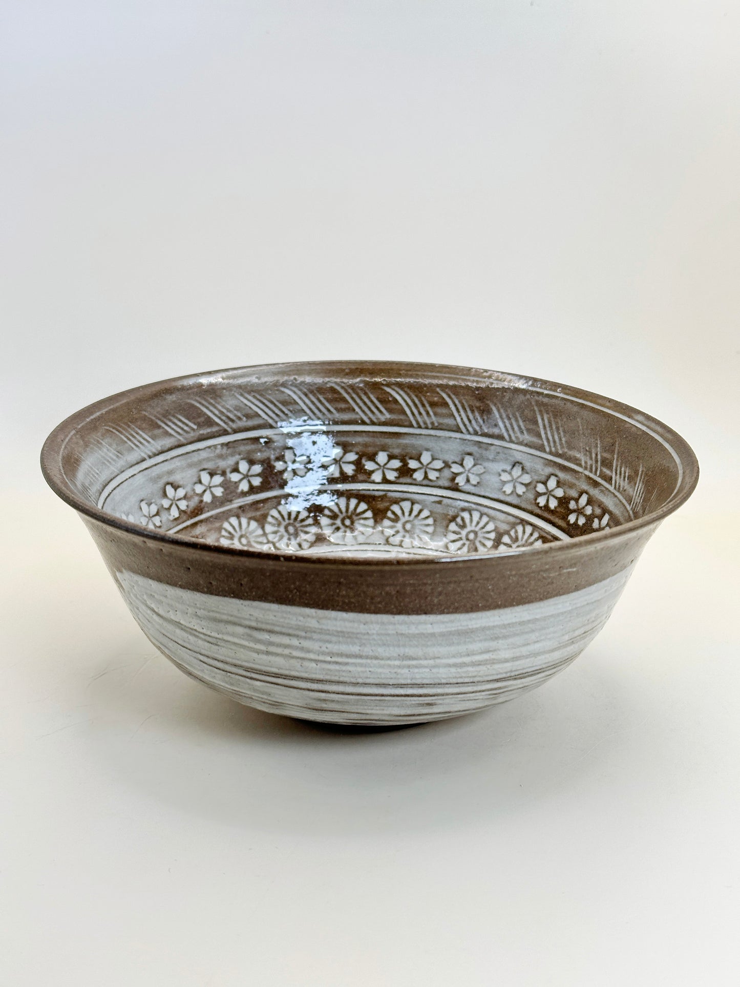 TB135 - Kiyomizu-yaki Large Bowl – Mishima-te 清水焼