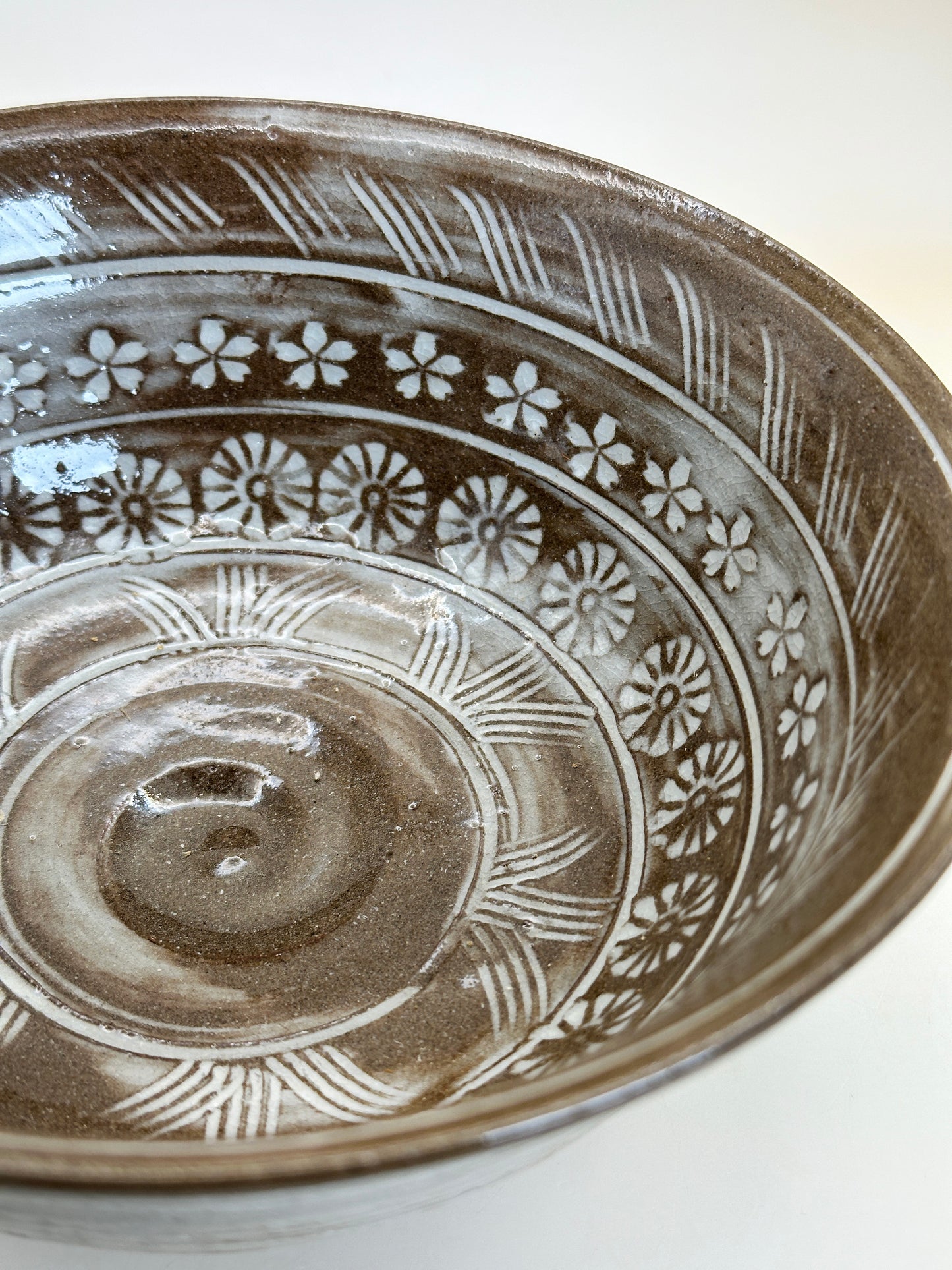 TB135 - Kiyomizu-yaki Large Bowl – Mishima-te 清水焼