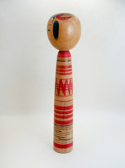 K30091 - Tsuchiyu Kokeshi by Kazuo Watanabe 渡邊和夫