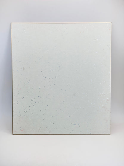 SHP209 - Hand-Painted Shikishi – White Peony 牡丹図