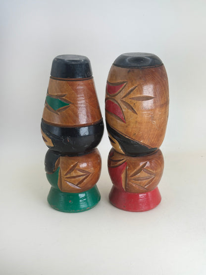 K15147 - Sōsaku Kokeshi de poupées Nipopo ニポポ人形