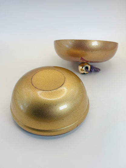 TB139 - Vintage Lacquer-Style Kashiire Box 菓子入