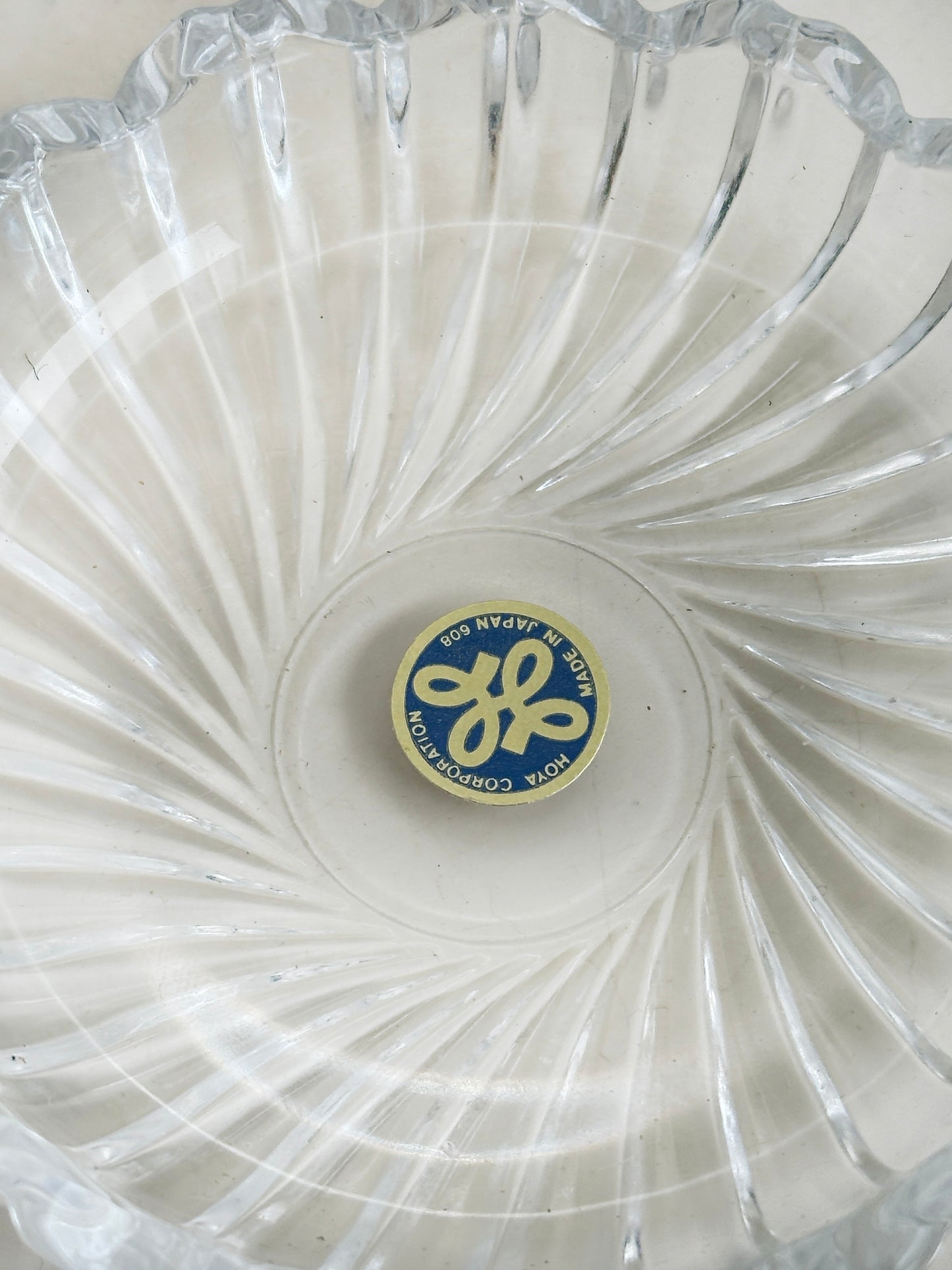 TB257 - Coupelles en verre HOYA par Matsuzakaya 松坂屋