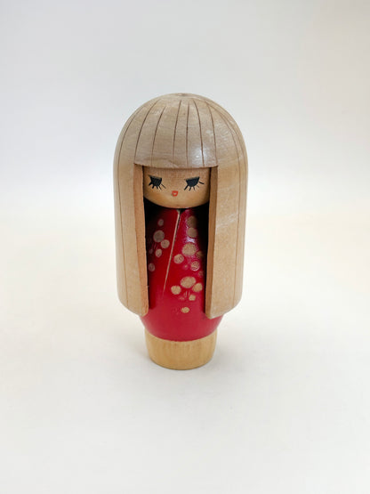 K10164 - Sōsaku Kokeshi “Maiden” by Kenji Otano 小谷野健二