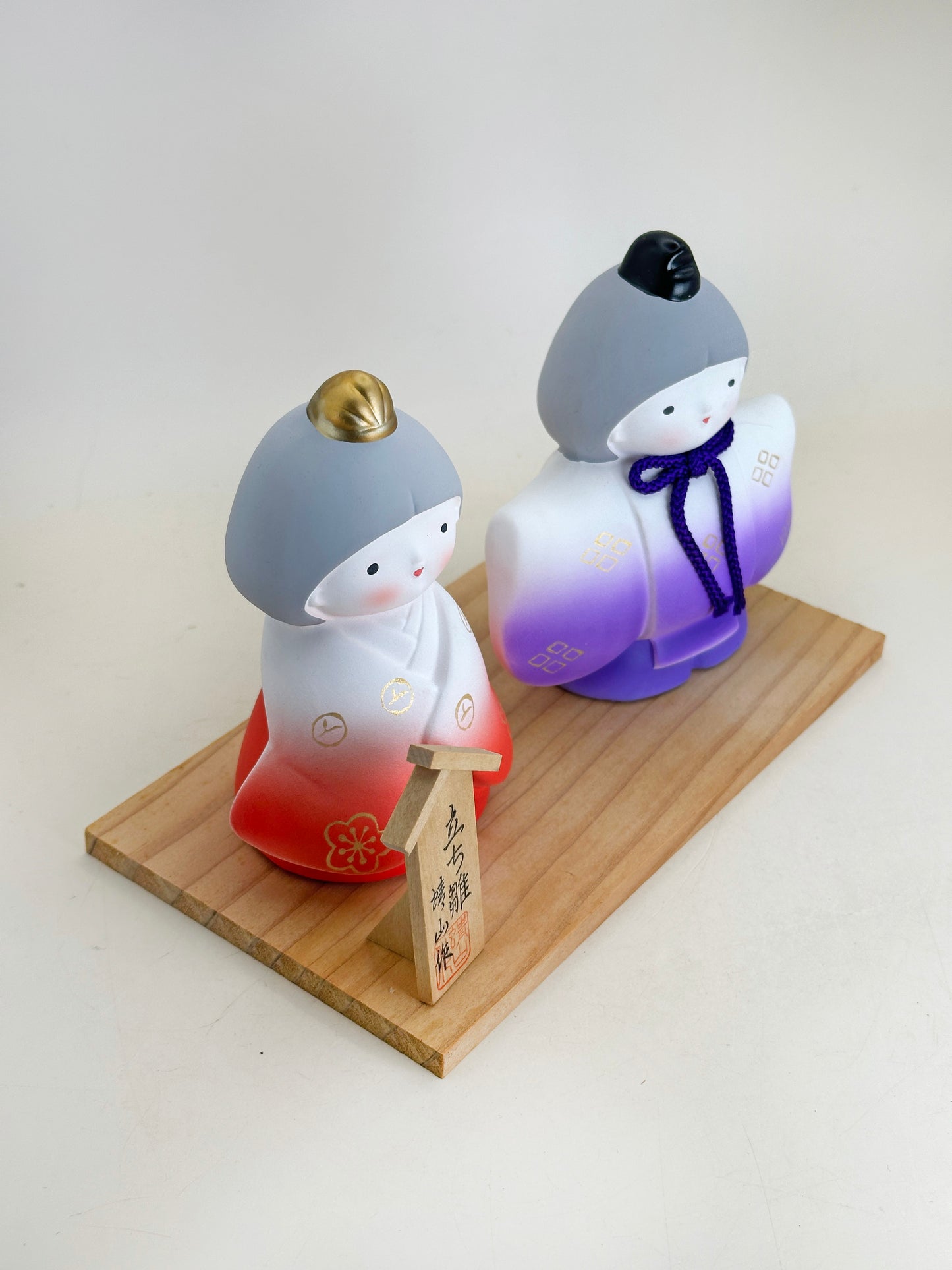 FT422 - Poupées Hina en céramique de Banko-yaki 万古焼