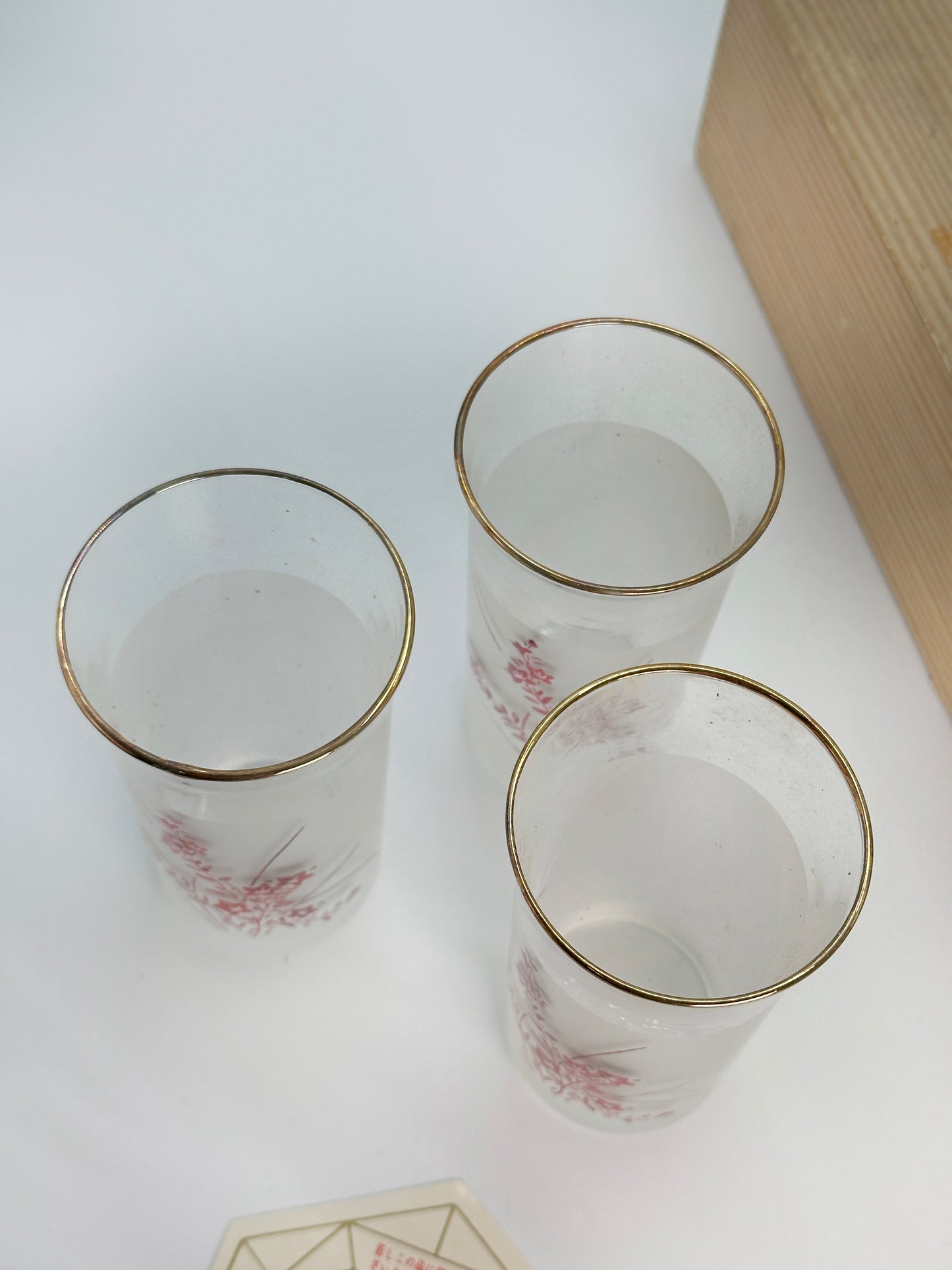 TB259 - Service de verres Bellflower par Kamei 亀井