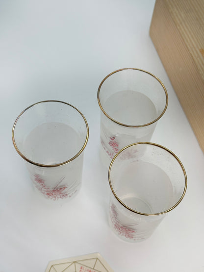 TB259 - Service de verres Bellflower par Kamei 亀井