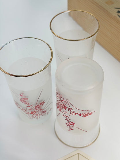 TB259 - Service de verres Bellflower par Kamei 亀井