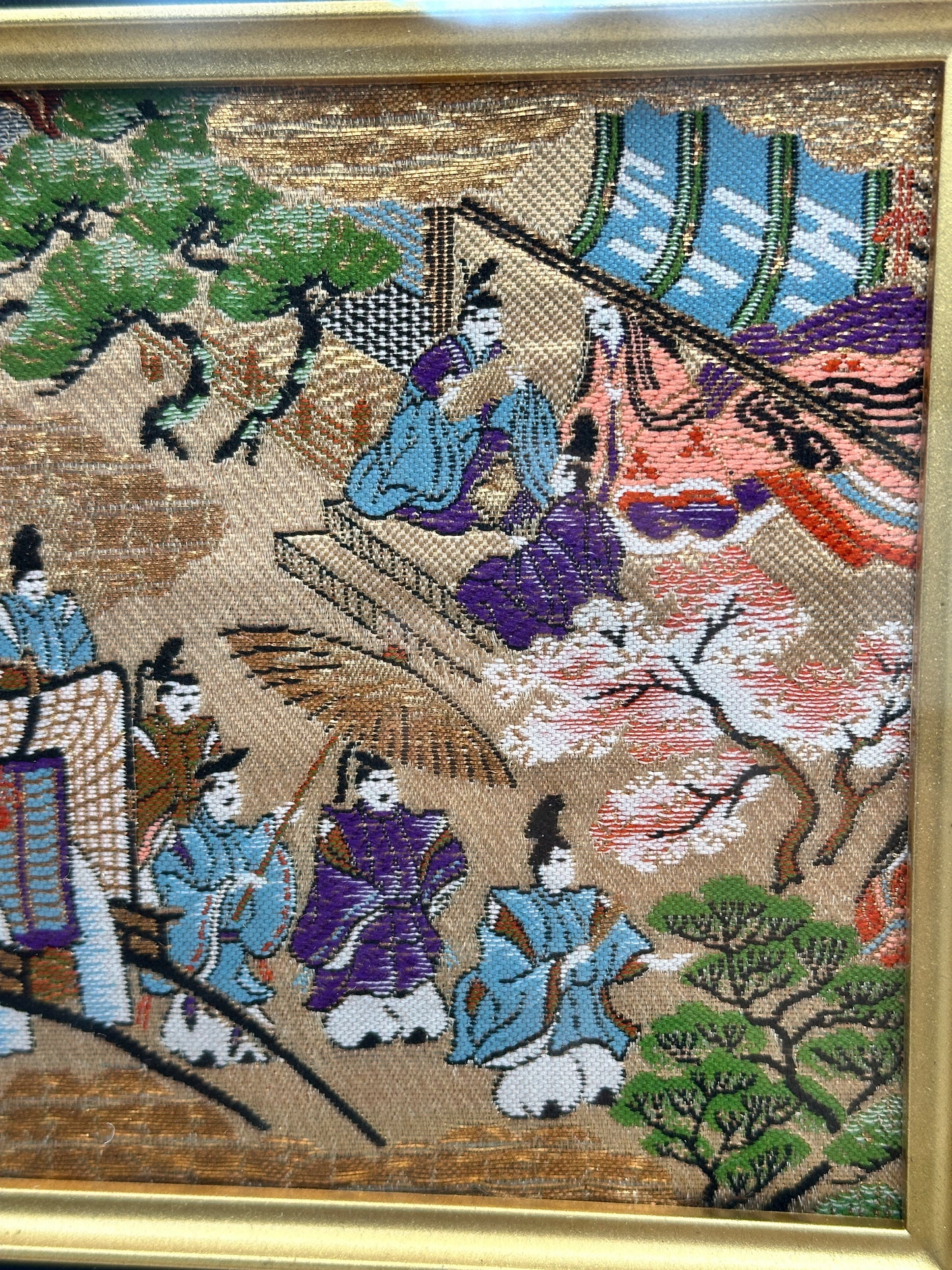 SHP211 - Japan Woven Nishijin-ori - Imperial Ox Cart 御所車