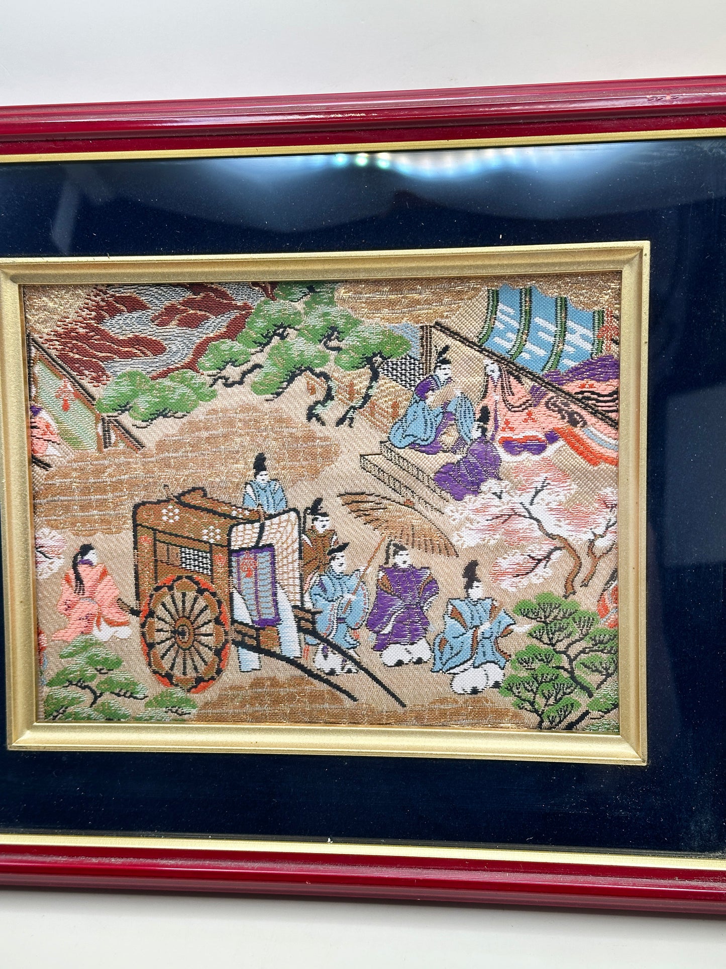 SHP211 - Japan Woven Nishijin-ori - Imperial Ox Cart 御所車