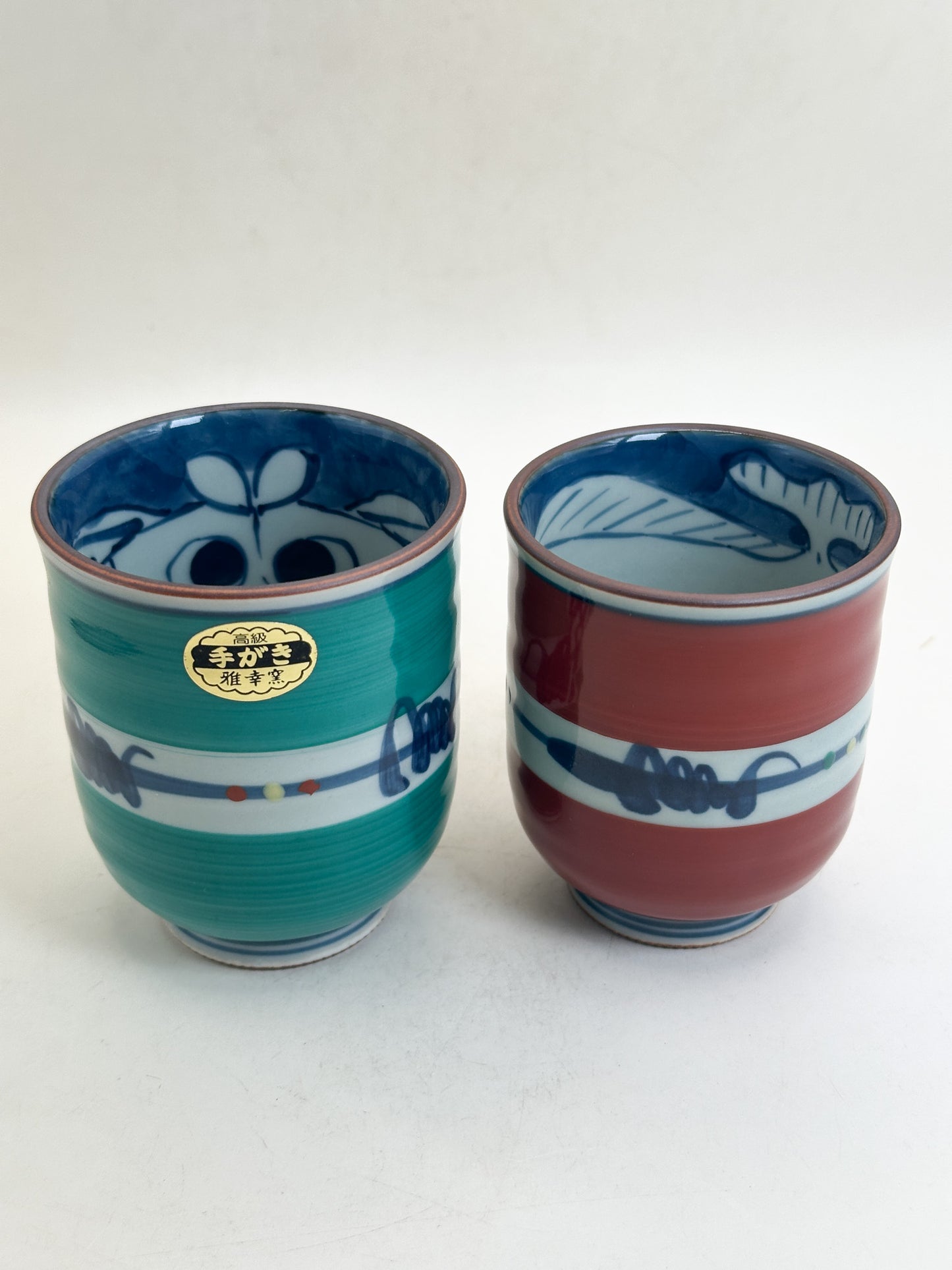 TB401 - Coffret de tasses à thé yunomi Arita-yaki 有田焼