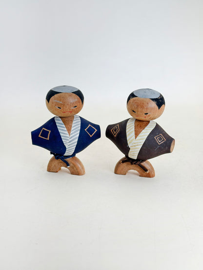 K05065 - Ensemble de Kokeshi Samurai Sōsaku 武士