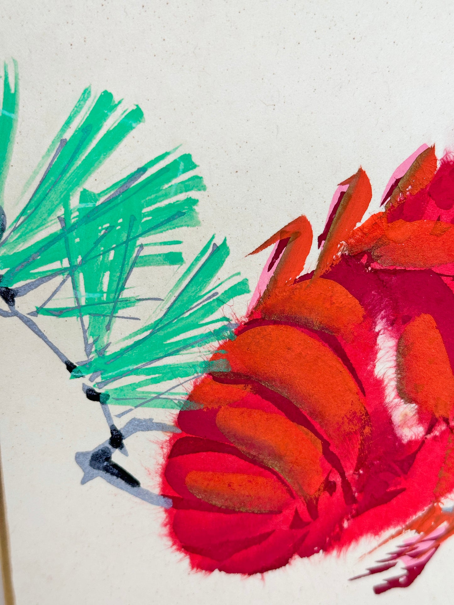 SHP212 - Shikishi Artwork – 伊勢海老 Ise-ebi (Japanese Spiny Lobster)