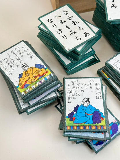 FT282 - Japan Vintage set of Hyakunin Isshu 百人一首