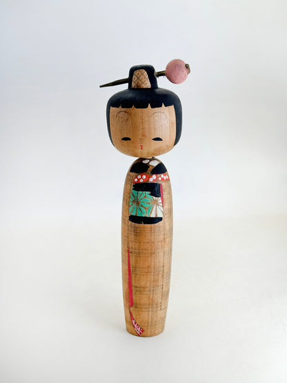 K18164 - Sōsaku Kokeshi by Sasayama Masue 笹山益惠