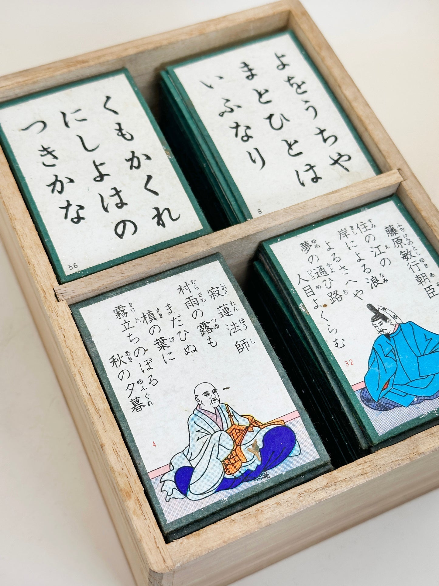 FT282 - Japan Vintage set of Hyakunin Isshu 百人一首