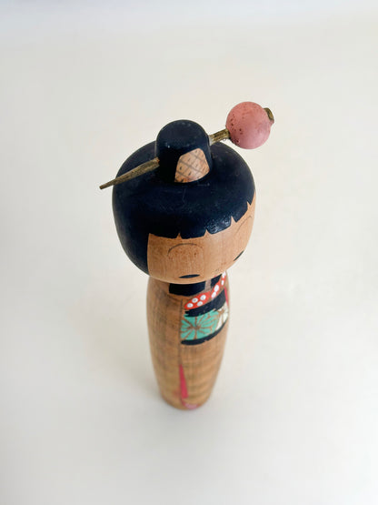 K18164 - Sōsaku Kokeshi by Sasayama Masue 笹山益惠