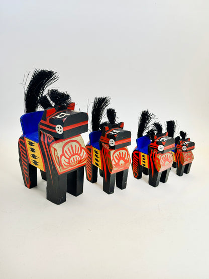 FT283 - Japan Set of 4 - Miharu-goma 三春駒