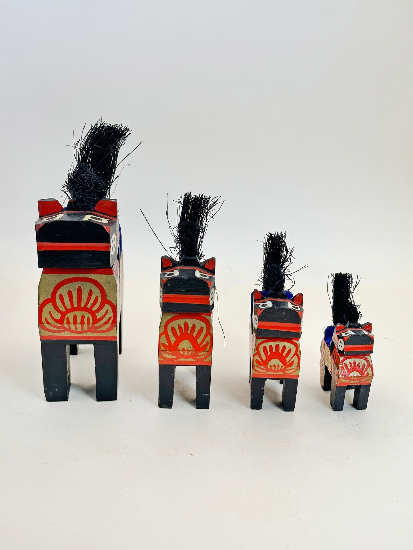 FT283 - Japan Set of 4 - Miharu-goma 三春駒