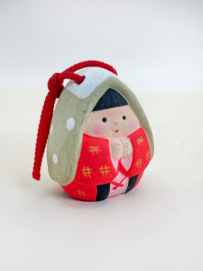 CB133 - Dorei Clay Bell Snow Child 雪ん子