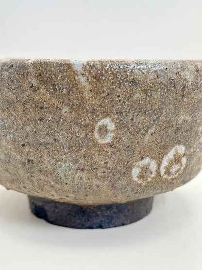 TC36 - Rustic Mikamo-yaki Chawan by Kawarai Bunjiro みかも焼