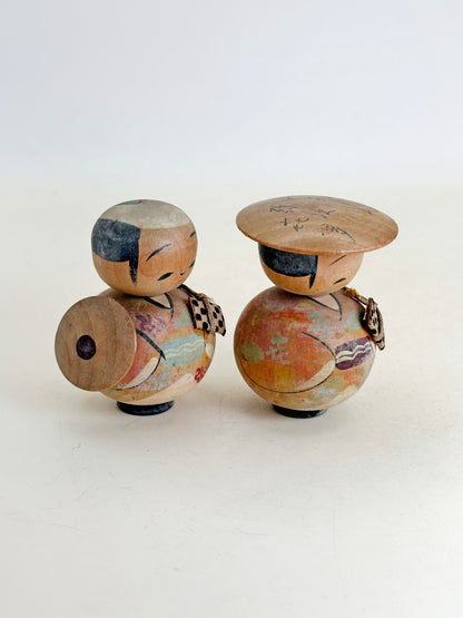 K05066 - Omiyage Kokeshi of Tōkaidōchū Hizakurige 東海道中膝栗毛