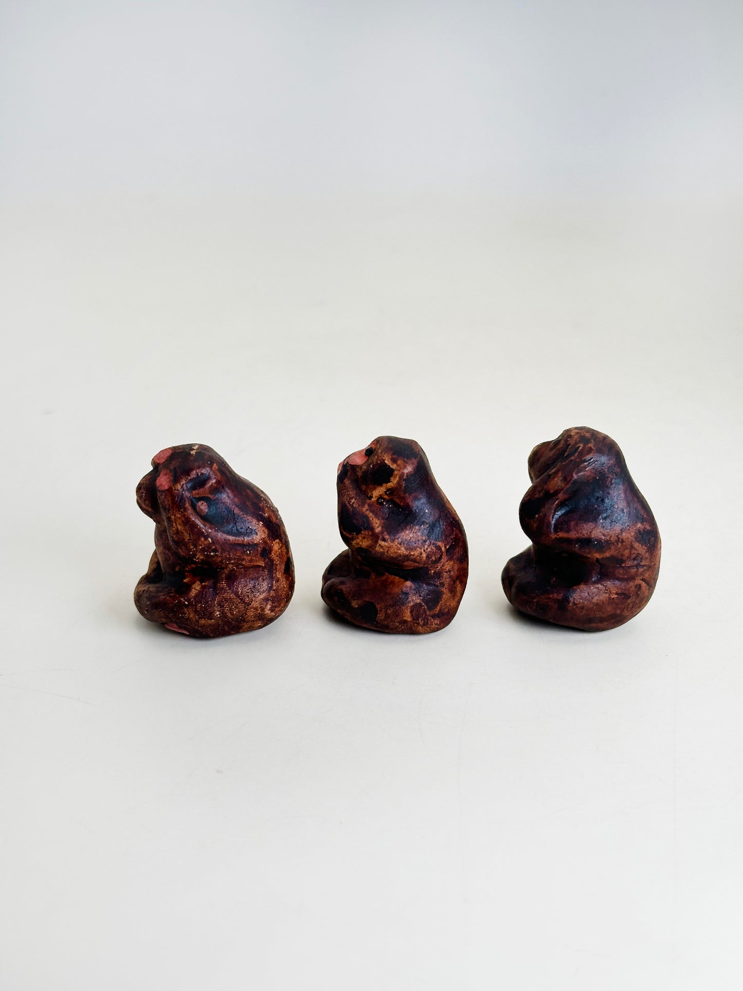FT430 - The three wise monkeys Nikkō folk craft 三猿