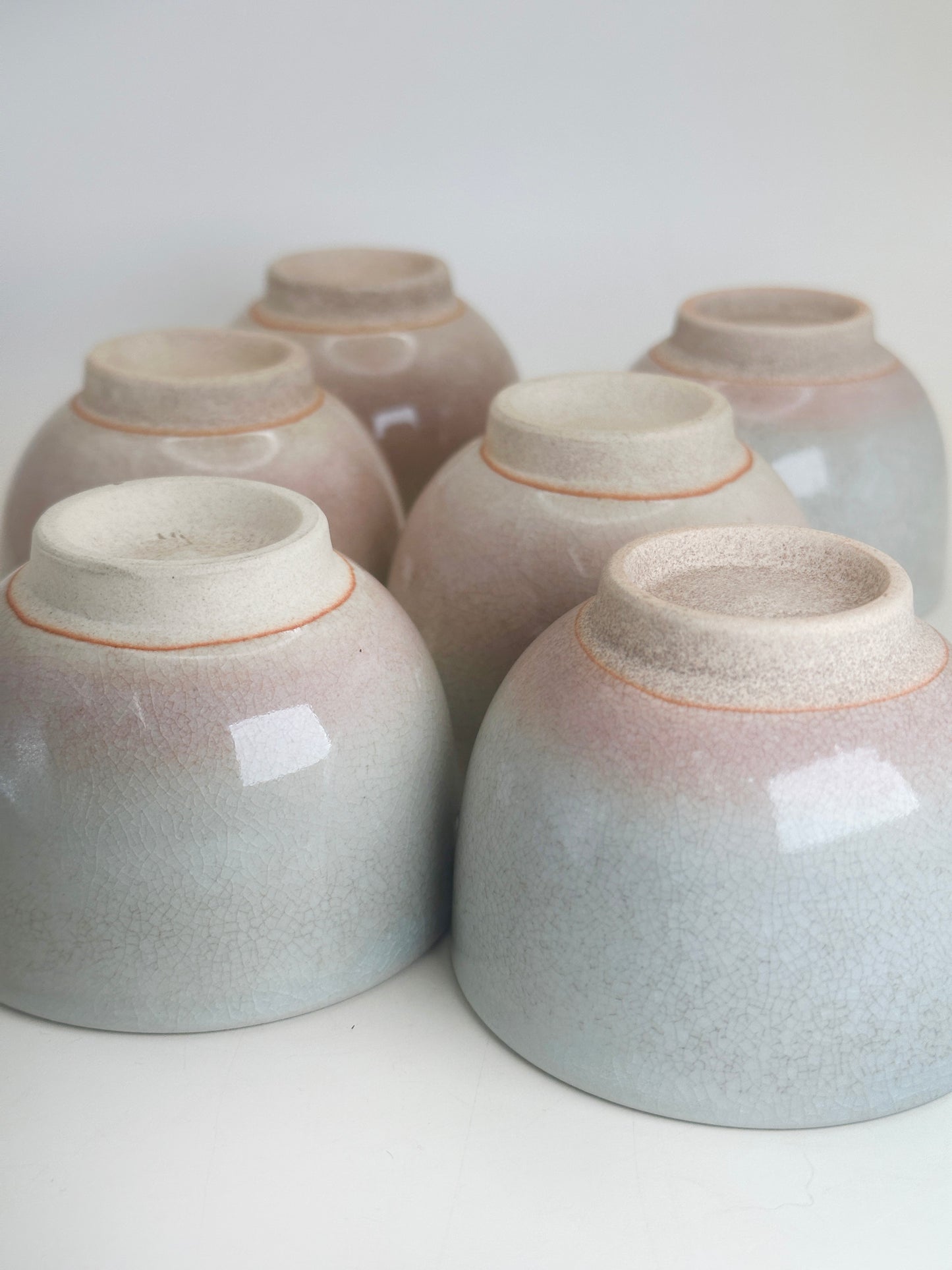 TB261 - Ensemble de tasses à thé Hagi-yaki par Tenpōzan 萩焼