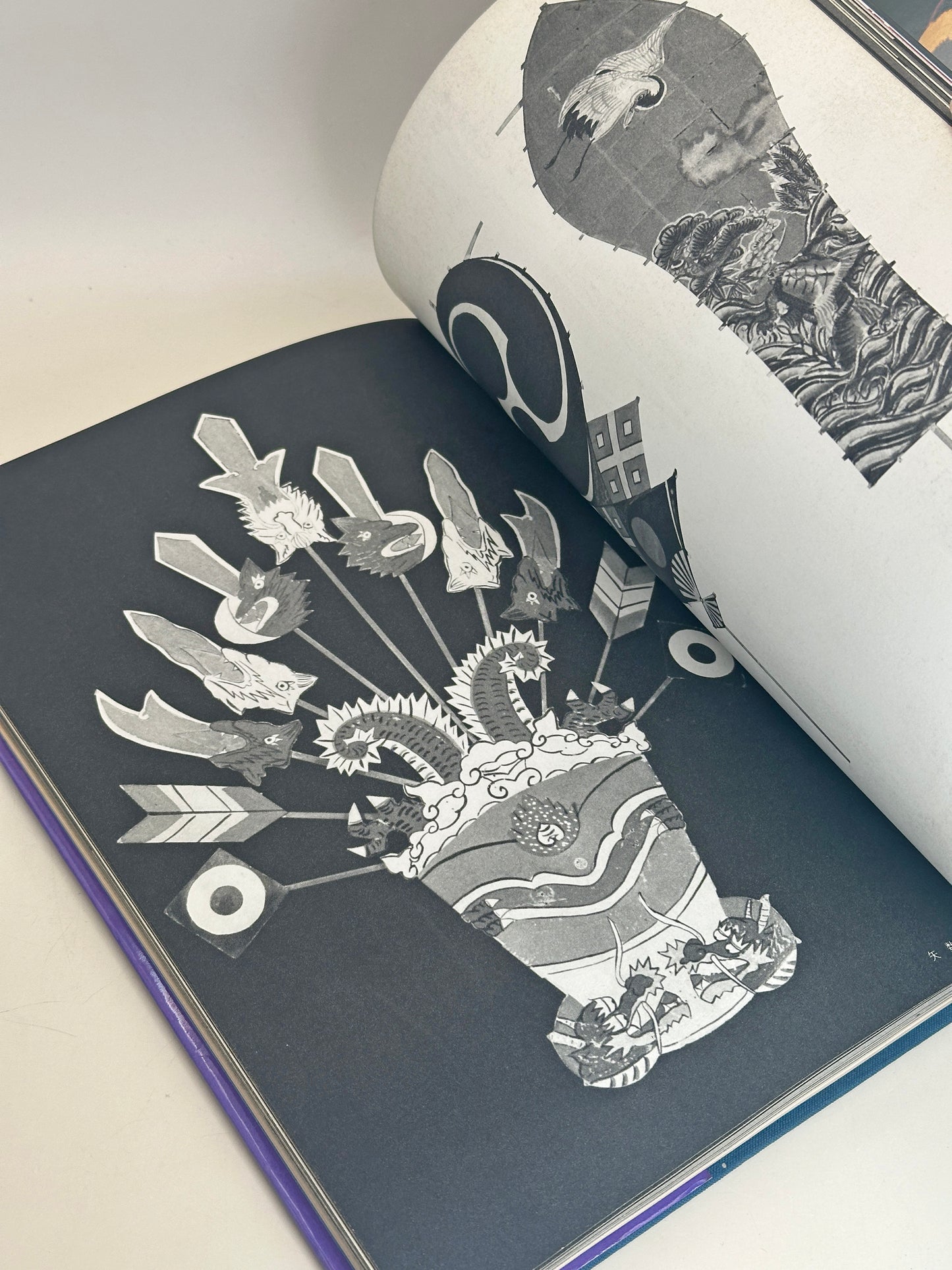 BK01 - Japon vintage - Livre, papier, jouet folklorique 郷土玩具