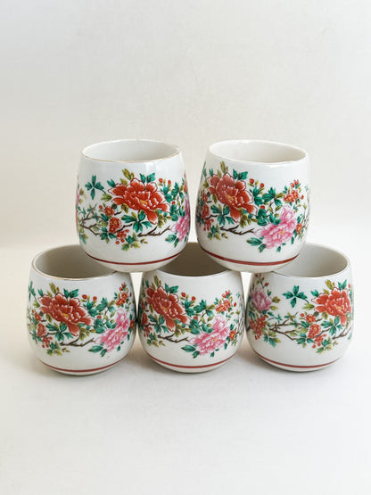 TB406 - Kutani-yaki Tea Cup Set 九谷焼