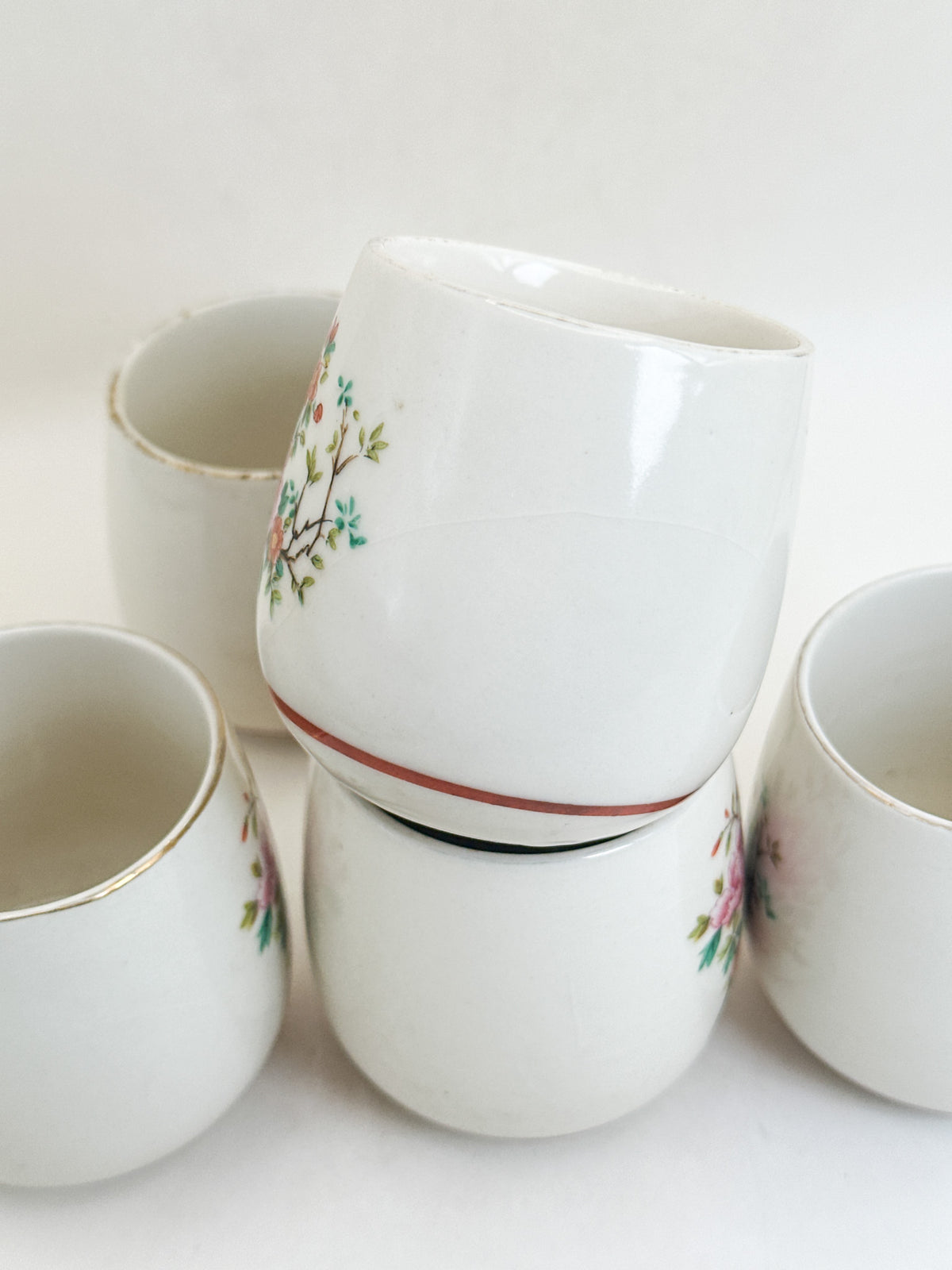 TB406 - Kutani-yaki Tea Cup Set 九谷焼