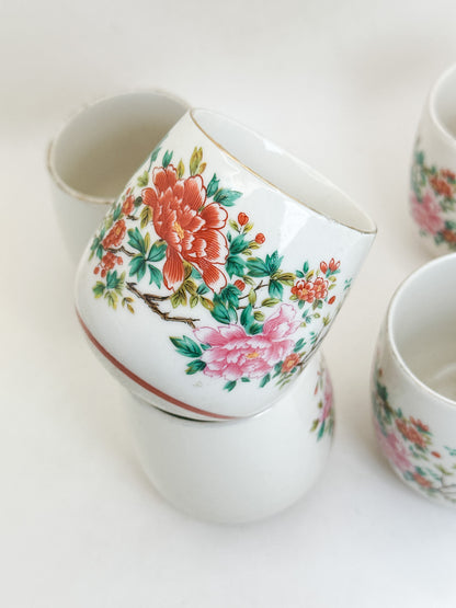 TB406 - Kutani-yaki Tea Cup Set 九谷焼