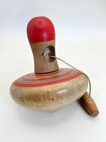 FT287 - Jouet folklorique vintage japonais Koma 独楽