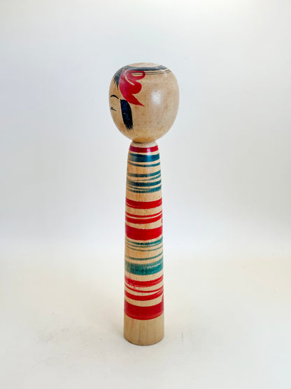 K25097 - Tsuchiyu Kokeshi by Kazuo Watanabe 渡邊和夫