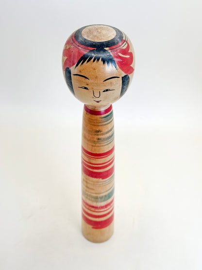 K25097 - Tsuchiyu Kokeshi by Kazuo Watanabe 渡邊和夫