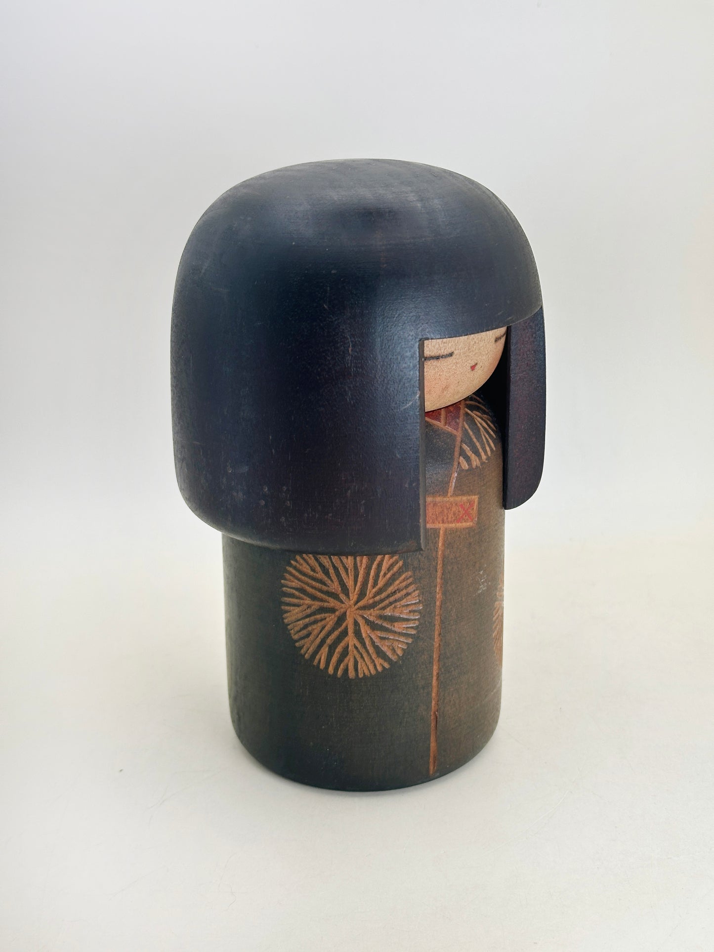 K15151 - RARE Sōsaku Kokeshi par Sansaku Sekiguchi 関口三作