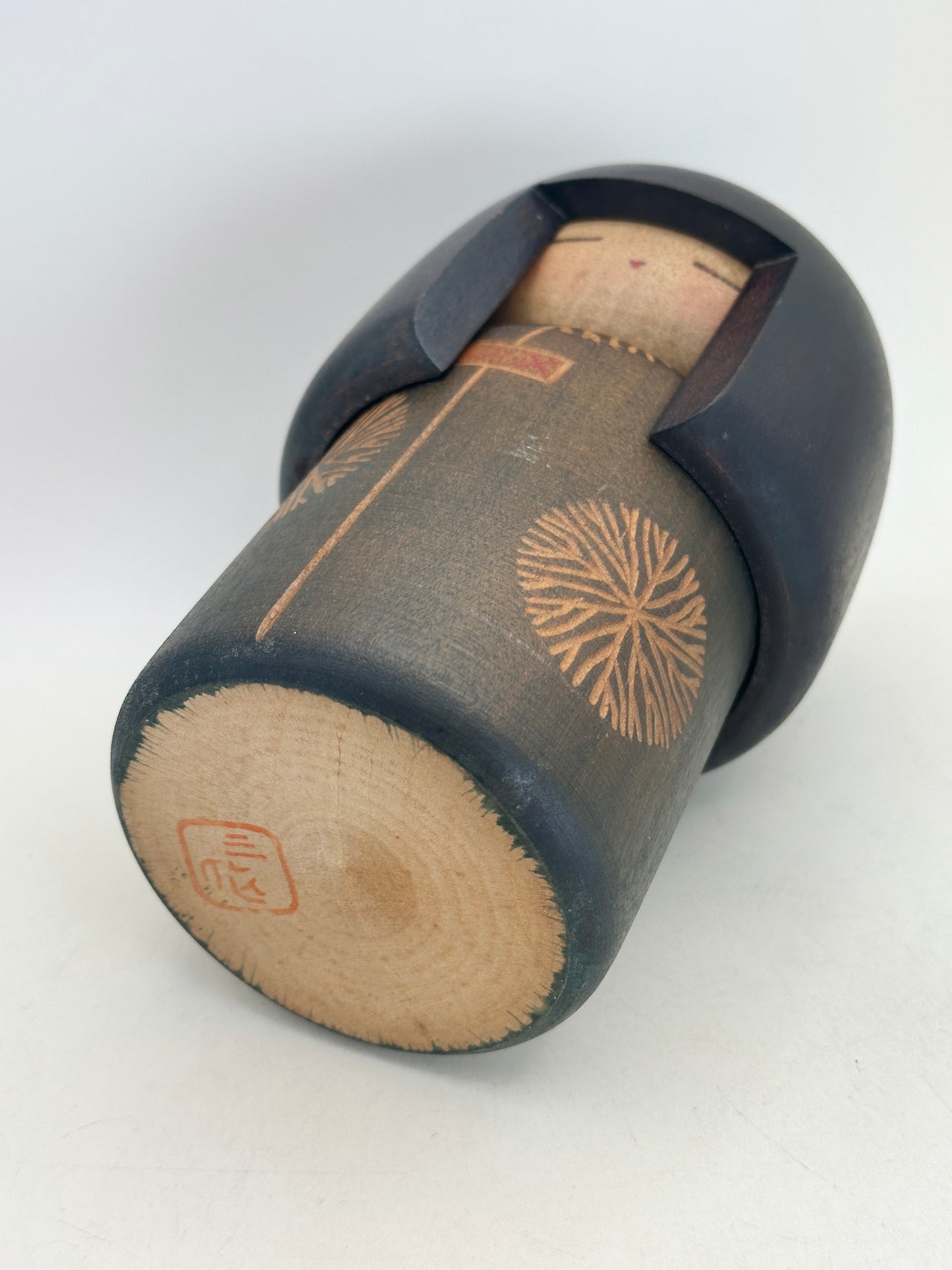 K15151 - RARE Sōsaku Kokeshi par Sansaku Sekiguchi 関口三作