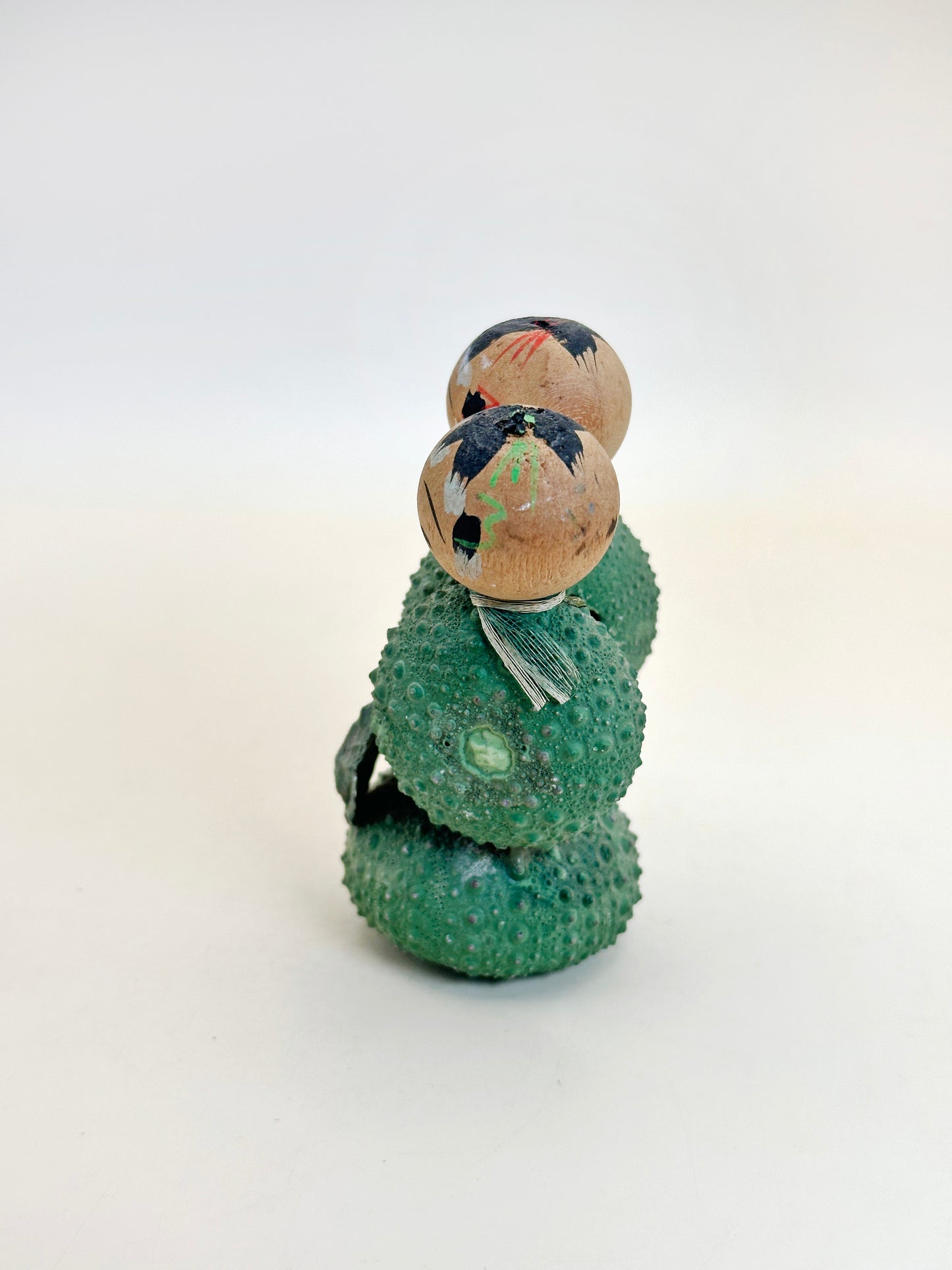 K10168 - RARE omiyage Cactus Kokeshi from Miyagi 宮城