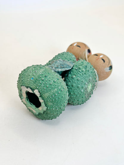 K10168 - RARE omiyage Cactus Kokeshi from Miyagi 宮城