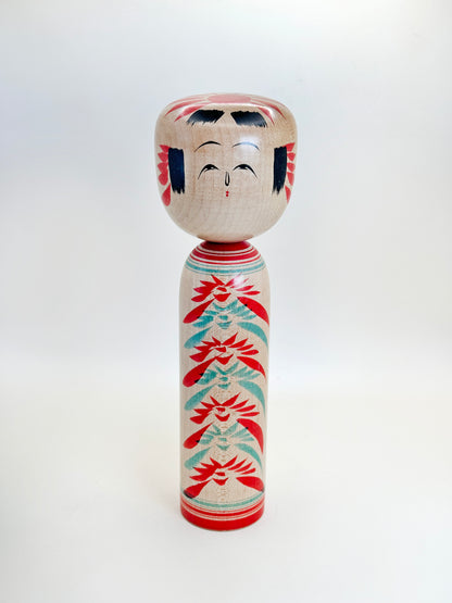 K25098 - Traditional Zao Kokeshi by Hiroshi Mito 水戸寛
