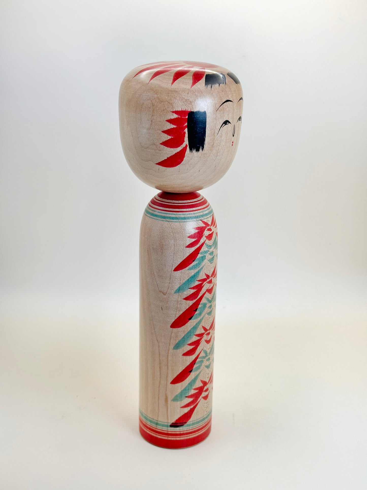K25098 - Traditional Zao Kokeshi by Hiroshi Mito 水戸寛